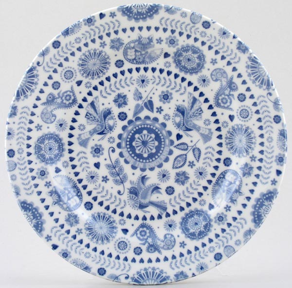 Salad or Dessert Plate Concentric Circles